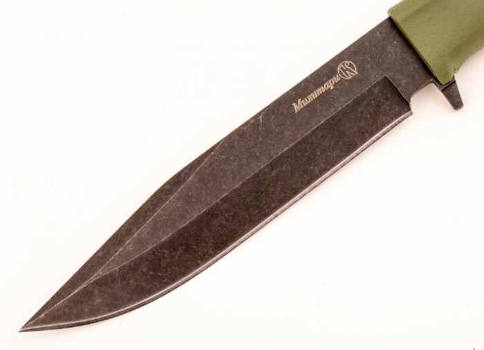 Нож Милитари, сталь AUS-8, рукоять хаки, Кизляр