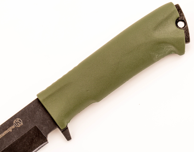 Нож Милитари, сталь AUS-8, рукоять хаки, Кизляр